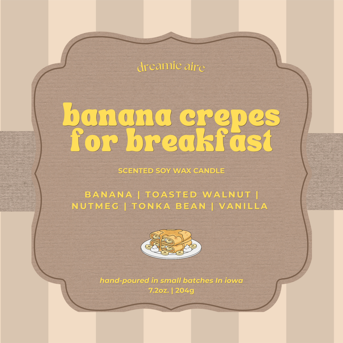 banana crepes for breakfast