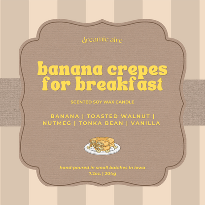 banana crepes for breakfast
